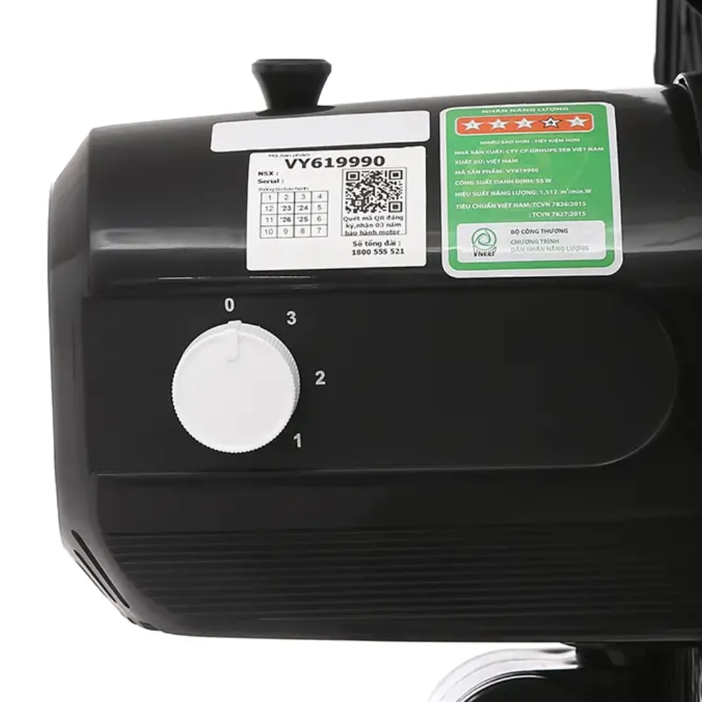 Quạt Đứng Asiavina Turbo One VY619990 55W - Đen