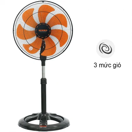Quạt Lỡ Senko LTS1636 - Đen Cam