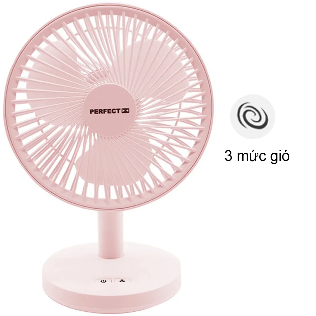 Quạt Để Bàn Sạc Tích Điện Perfect PF-QB2170