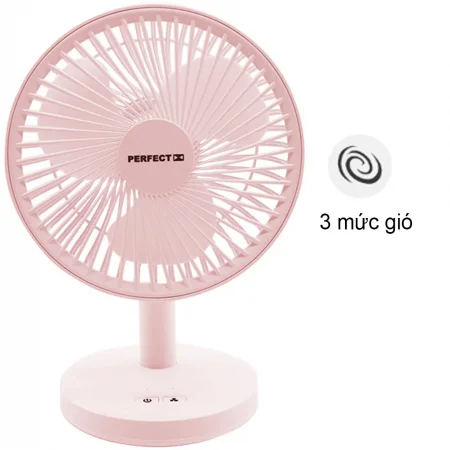 Quạt Để Bàn Sạc Tích Điện Perfect PF-QB2170