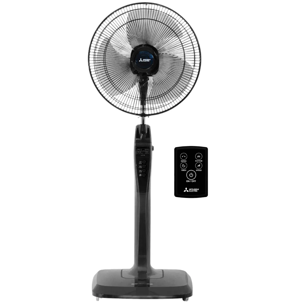 Quạt Đứng Mitsubishi LV16-RB CY-GY - Xám Đậm - Thái Lan