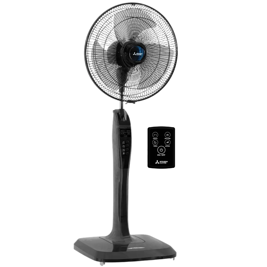 Quạt Đứng Mitsubishi LV16-RB CY-GY - Xám Đậm - Thái Lan