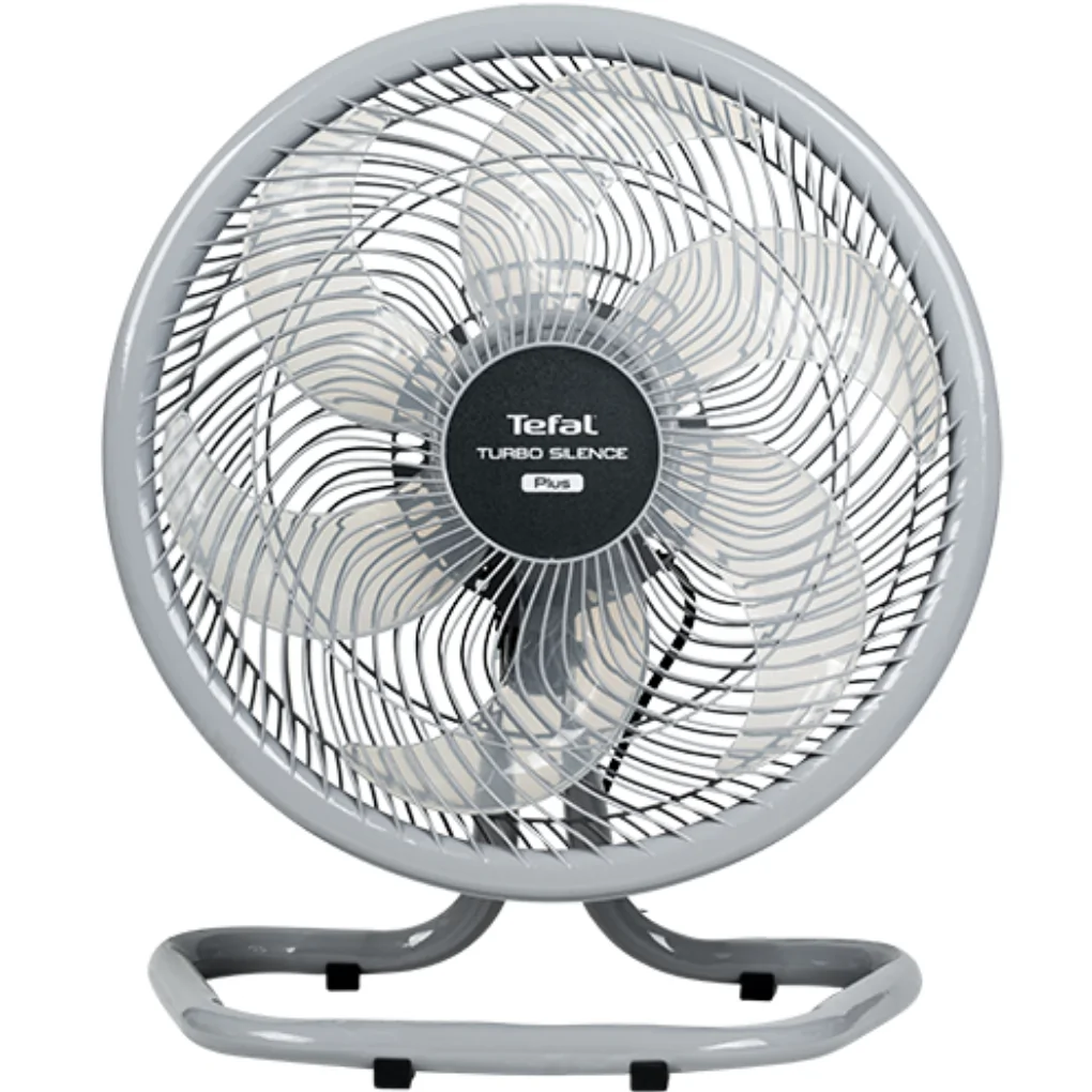 Quạt Sàn Tefal Turbo Silence Plus VH686790 - Xám Cánh Trắng