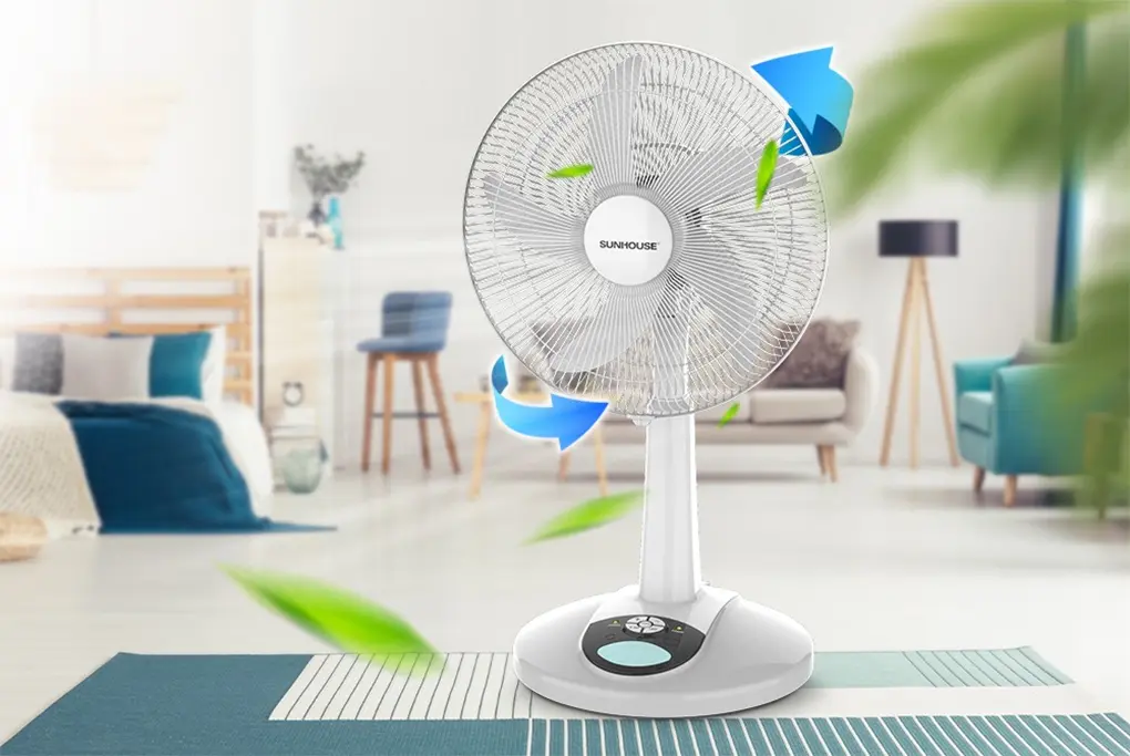 Quạt sạc Sunhouse SHD7228