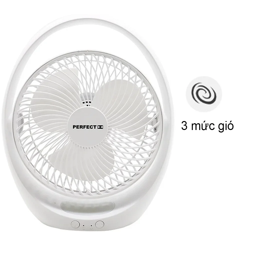Quạt Để Bàn Sạc Tích Điện Perfect PF-QB2180