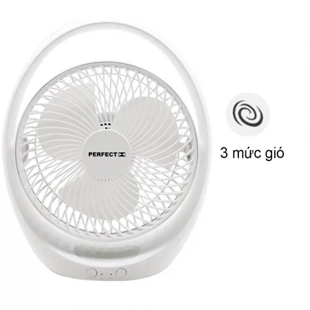 Quạt Để Bàn Sạc Tích Điện Perfect PF-QB2180