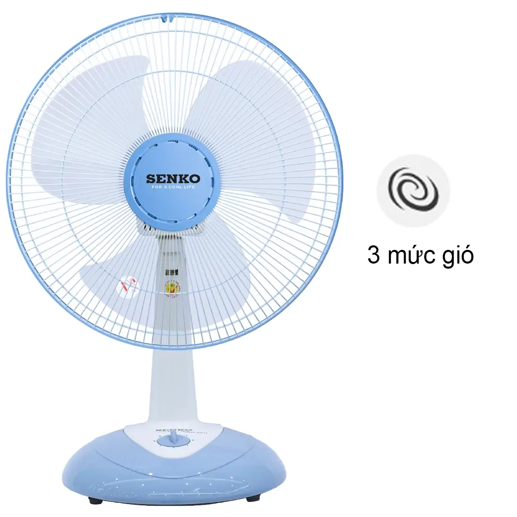 Quạt Bàn Senko B1612 - Kem Môn