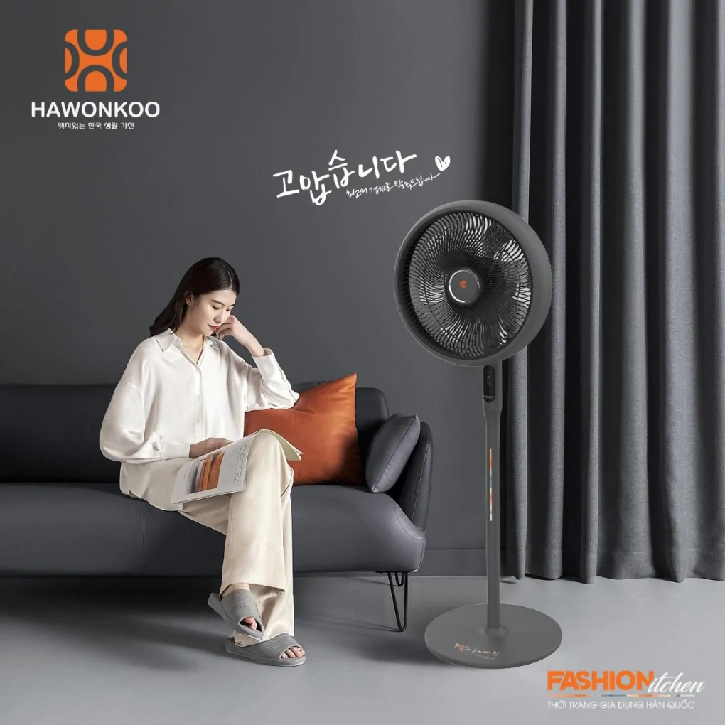 Quạt Điện Hawonkoo FDH-012-SPEED24-GR