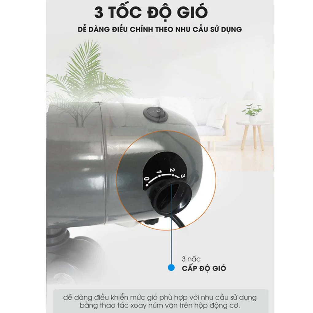 Quạt Sàn Công Nghiệp Sowun SW-825
