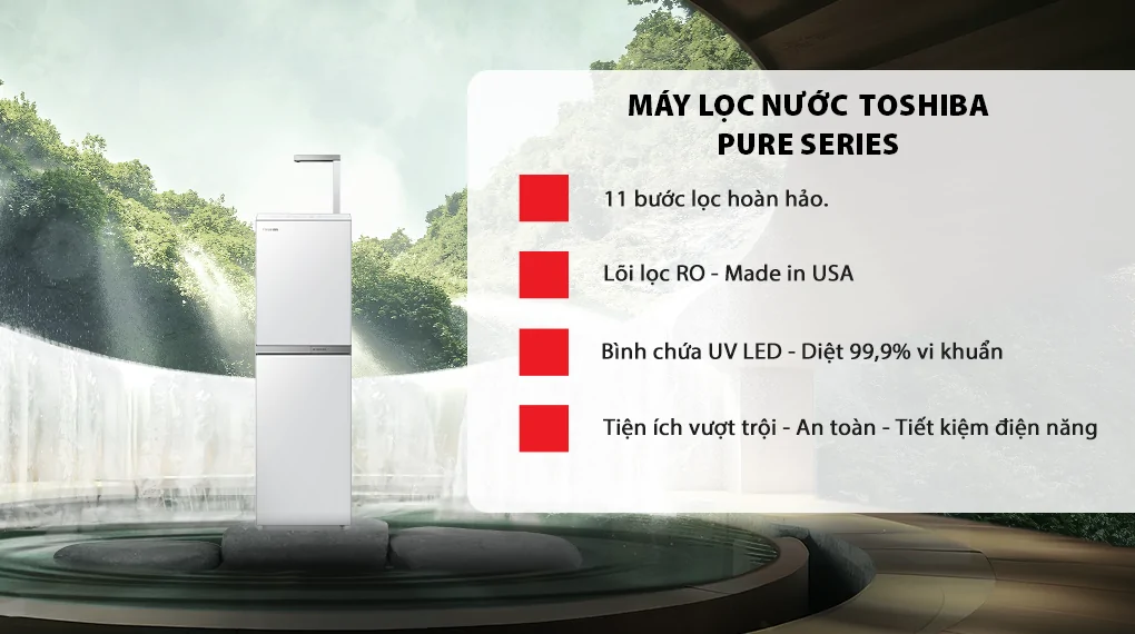 Máy Lọc Nước RO Toshiba TWP-N2396SVN(W) 10 Lõi