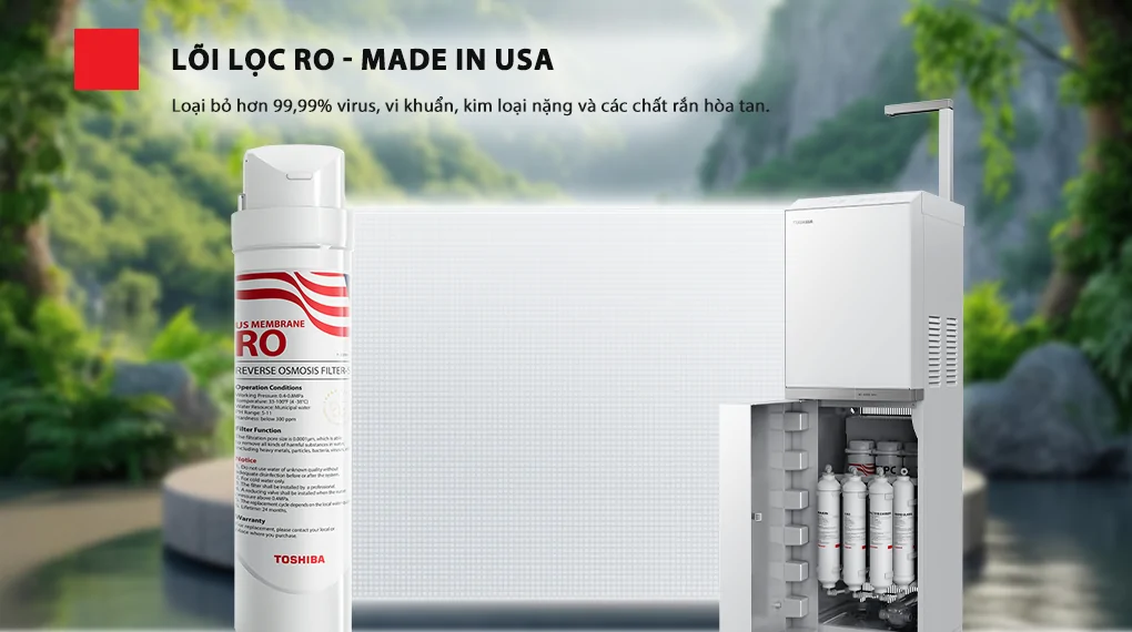 Máy Lọc Nước RO Toshiba TWP-N2396SVN(W) 10 Lõi