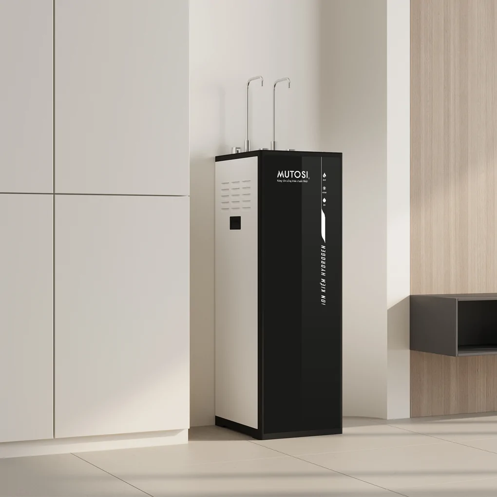 Máy Lọc Nước Ion Kiềm Hydrogen Nóng Lạnh Nguội 10 Lõi Mutosi MP-S1021H