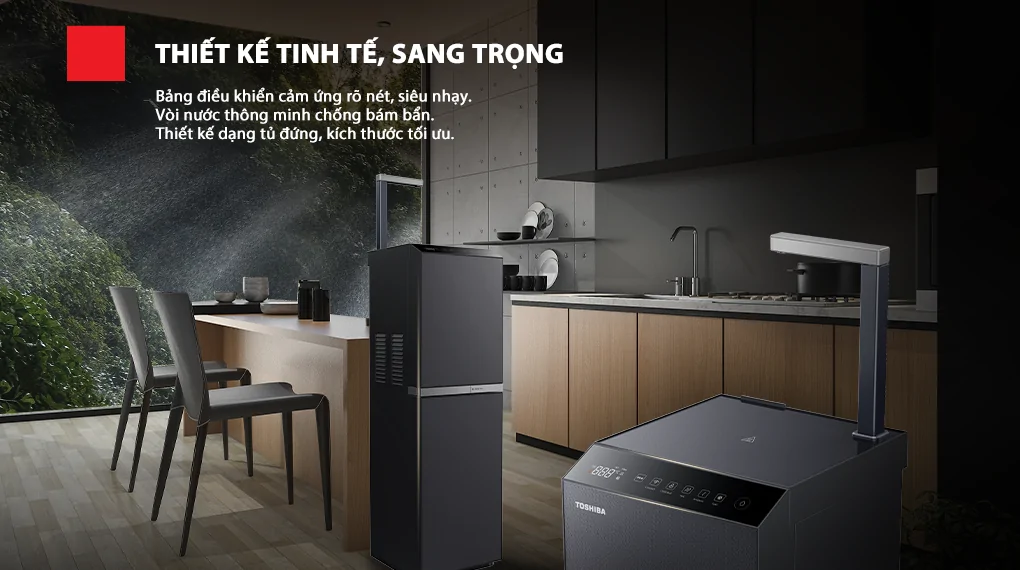 Máy Lọc Nước RO Nóng Nguội Lạnh Toshiba TWP-W2396SVN(M) 10 Lõi