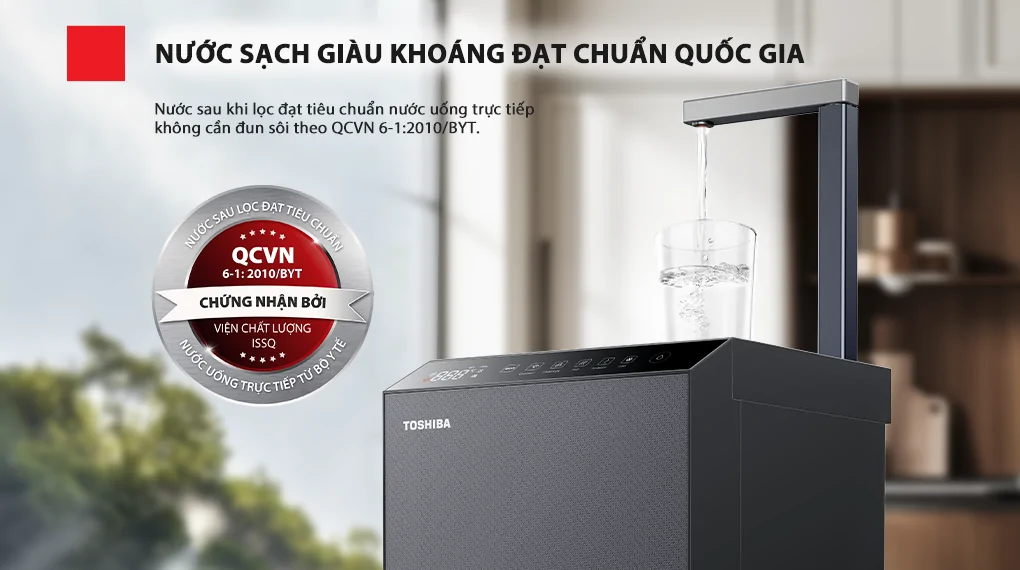 Máy Lọc Nước RO Nóng Nguội Lạnh Toshiba TWP-W2396SVN(M) 10 Lõi