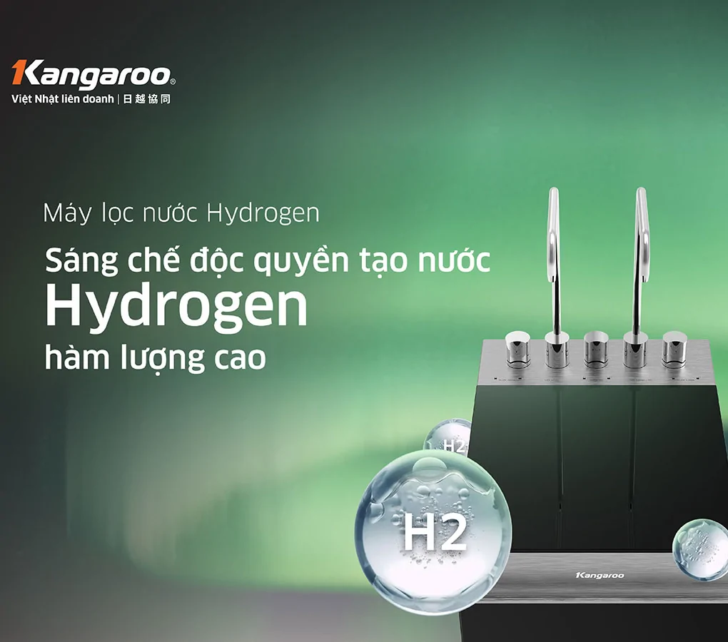Máy Lọc Nước Kangaroo Hydrogen Nóng Lạnh KG11A16 11 Lõi