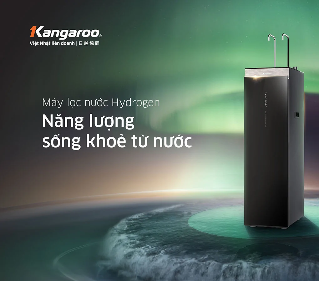 Máy Lọc Nước Kangaroo Hydrogen Nóng Lạnh KG11A16 11 Lõi