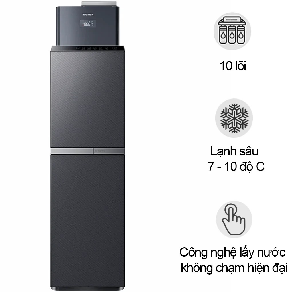 Máy Lọc Nước RO Nóng Nguội Lạnh Toshiba TWP-W2399SVN(M) 10 Lõi