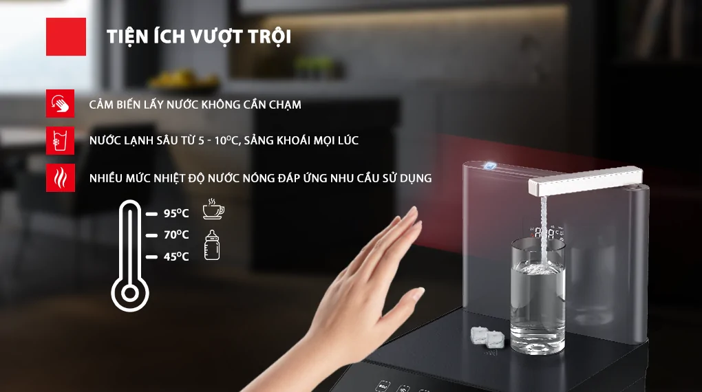 Máy Lọc Nước RO Nóng Nguội Lạnh Toshiba TWP-W2399SVN(M) 10 Lõi