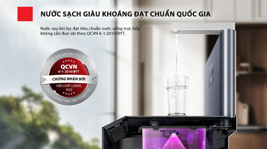 Máy Lọc Nước RO Nóng Nguội Lạnh Toshiba TWP-W2399SVN(M) 10 Lõi