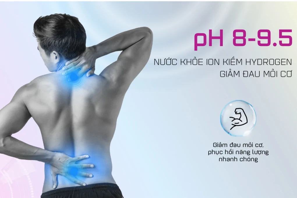 Máy Lọc Nước Điện Giải iON Kiềm Hydrogen Nóng Lạnh Nguội Mutosi MP-P89K 9 Lõi 3 Tấm Điện Cực