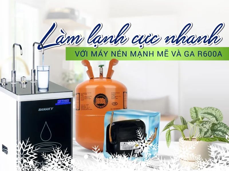 Máy Lọc Nước Nóng Lạnh Sanaky VH-202HY 11 Lõi