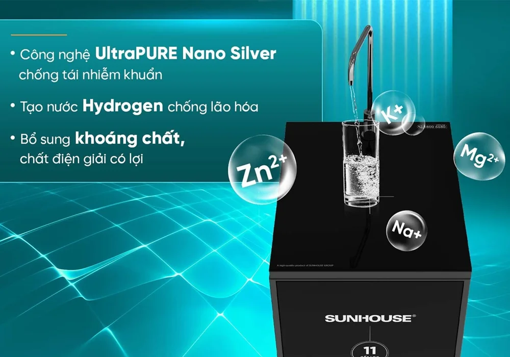 Máy Lọc Nước RO UltraPURE Sunhouse SHA8820KL 11 Lõi