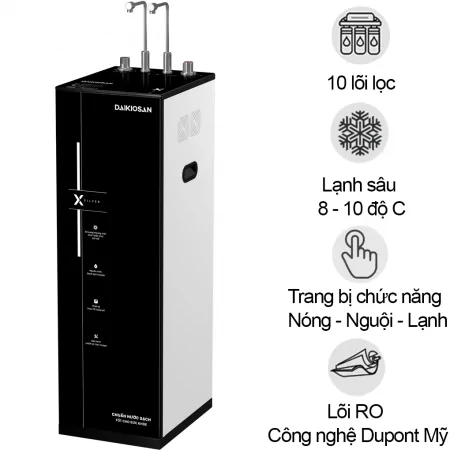Máy Lọc Nước RO Nóng Nguội Lạnh Daikiosan DN307 10 Lõi
