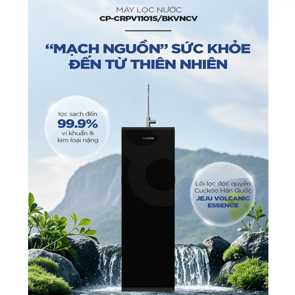 Máy Lọc Nước RO Cuckoo 11 Lõi CP-CRPV1101S/BKVNCV