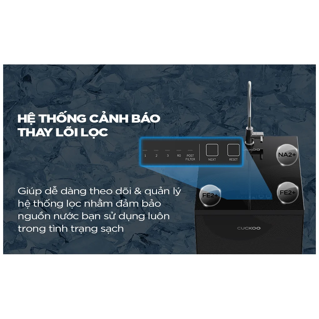 Máy Lọc Nước RO Cuckoo 11 Lõi CP-CRPV1101S/BKVNCV