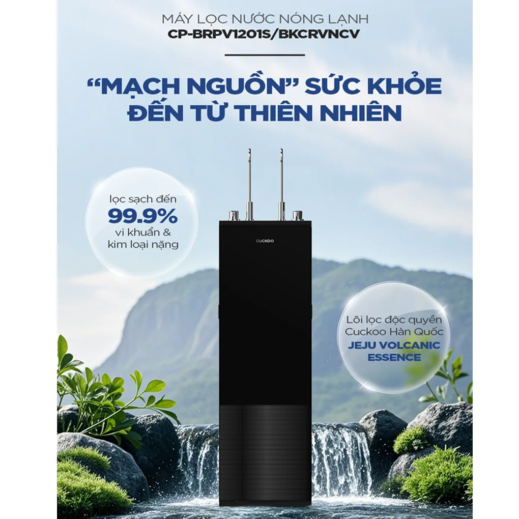Máy Lọc Nước Nóng Lạnh Cuckoo 12 Lõi RO CP-BRPV1201S/BKCRVNCV