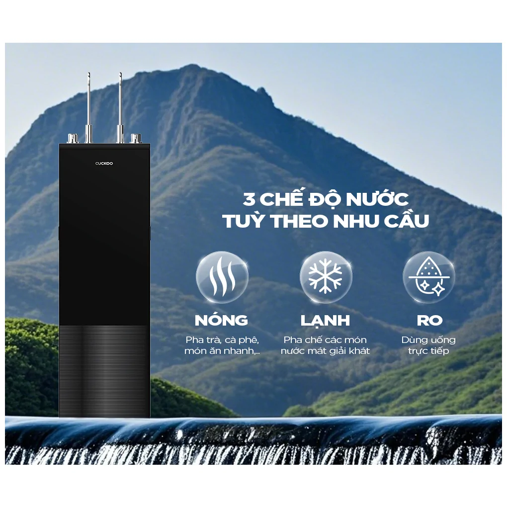 Máy Lọc Nước Nóng Lạnh Cuckoo 12 Lõi RO CP-BRPV1201S/BKCRVNCV