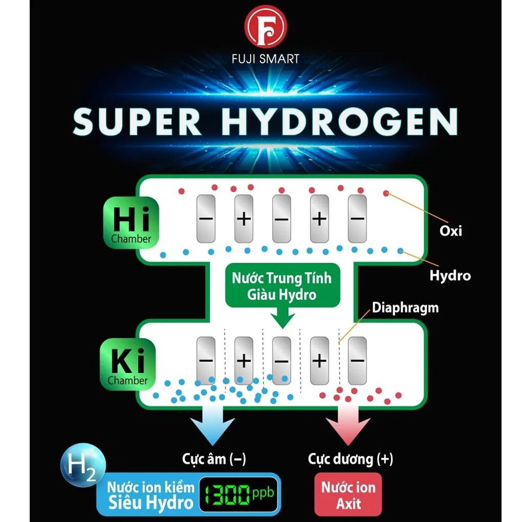 Máy Lọc Nước Điện Giải Ion Kiềm Fuji Smart I9