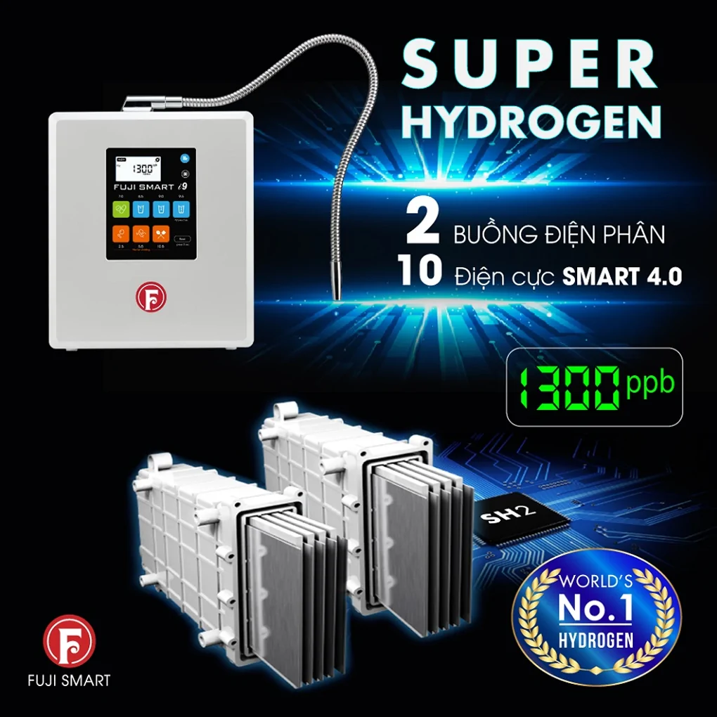 Máy Lọc Nước Điện Giải Ion Kiềm Fuji Smart I9