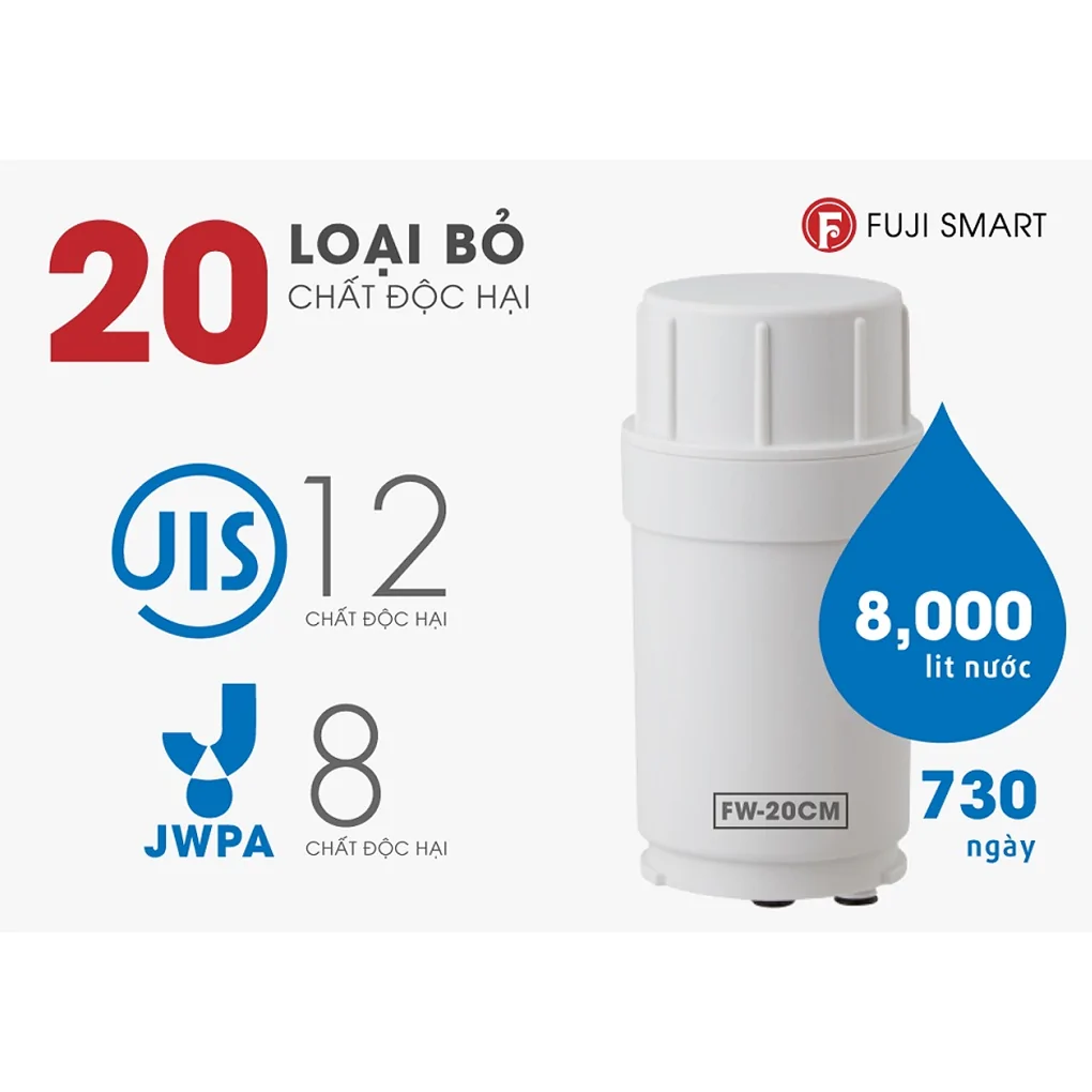 Máy Lọc Nước Điện Giải Ion Kiềm Fuji Smart I9