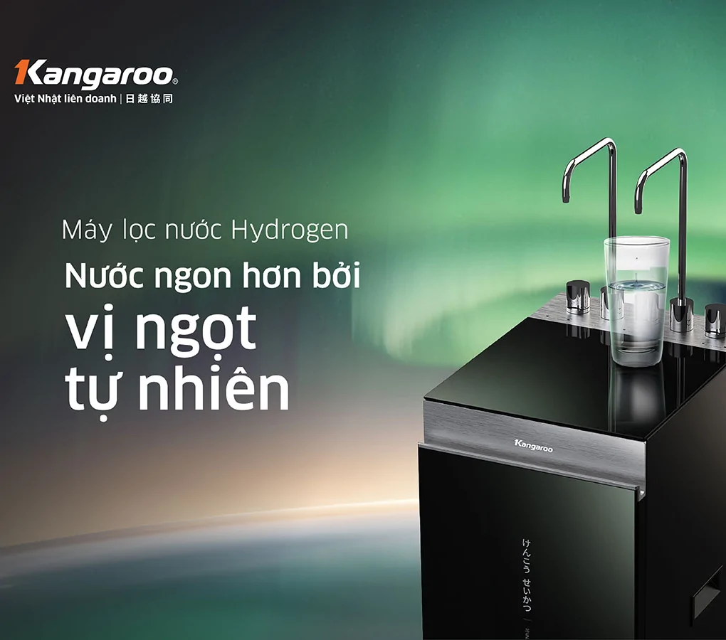 Máy Lọc Nước Kangaroo Hydrogen Nóng Lạnh KG11A18 11 Lõi