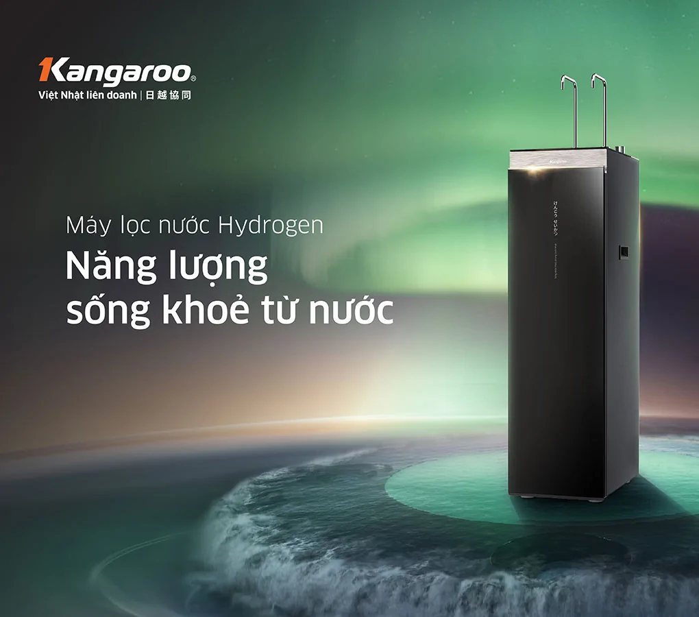 Máy Lọc Nước Kangaroo Hydrogen Nóng Lạnh KG11A18 11 Lõi