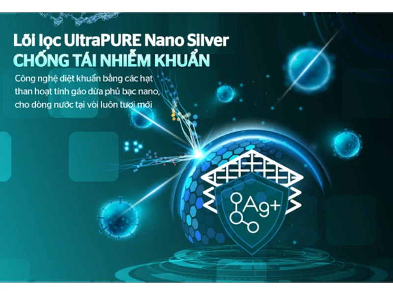 Máy Lọc Nước RO UltraPURE Nóng Lạnh 10 Lõi Sunhouse SHA76212KL