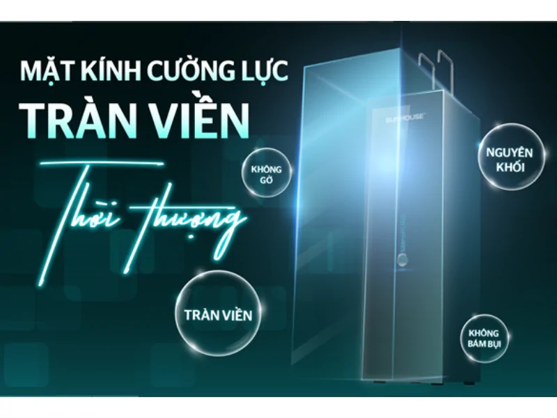 Máy Lọc Nước RO UltraPURE Nóng Lạnh 10 Lõi Sunhouse SHA76212KL