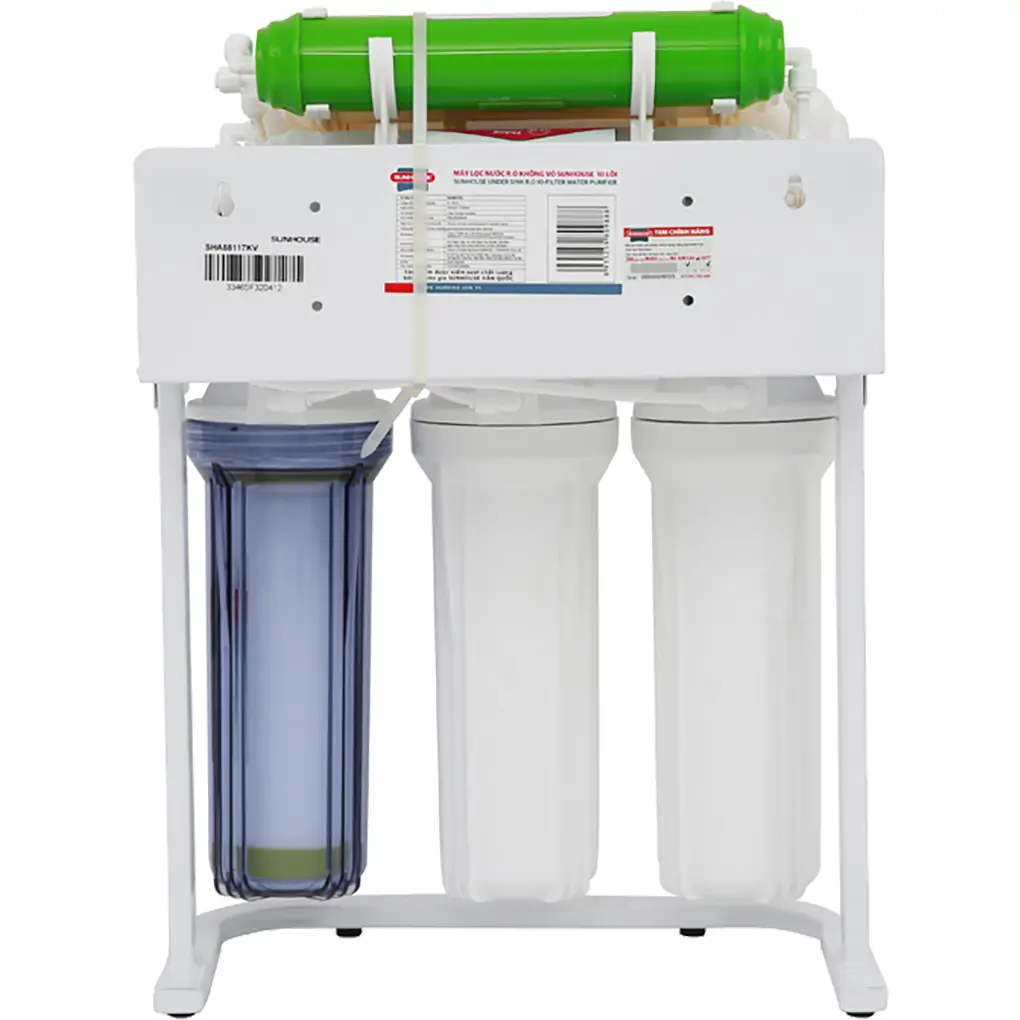Máy lọc nước R.O không vỏ Sunhouse SHA88117KV 10 lõi