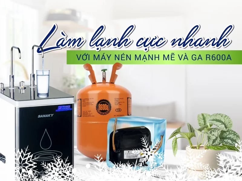 Máy Lọc Nước Nóng Lạnh Sanaky VH-102HP 11 Lõi