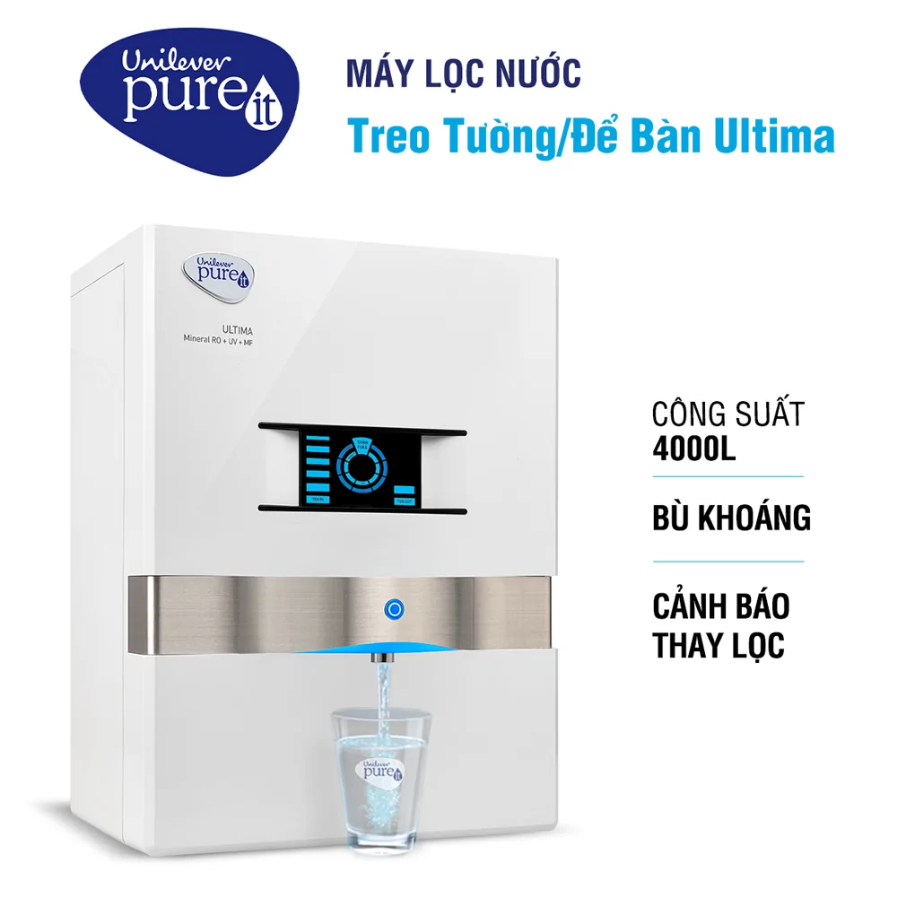 Máy Lọc Nước Unilever PUREIT MINERAL RO+UV+MF WHT