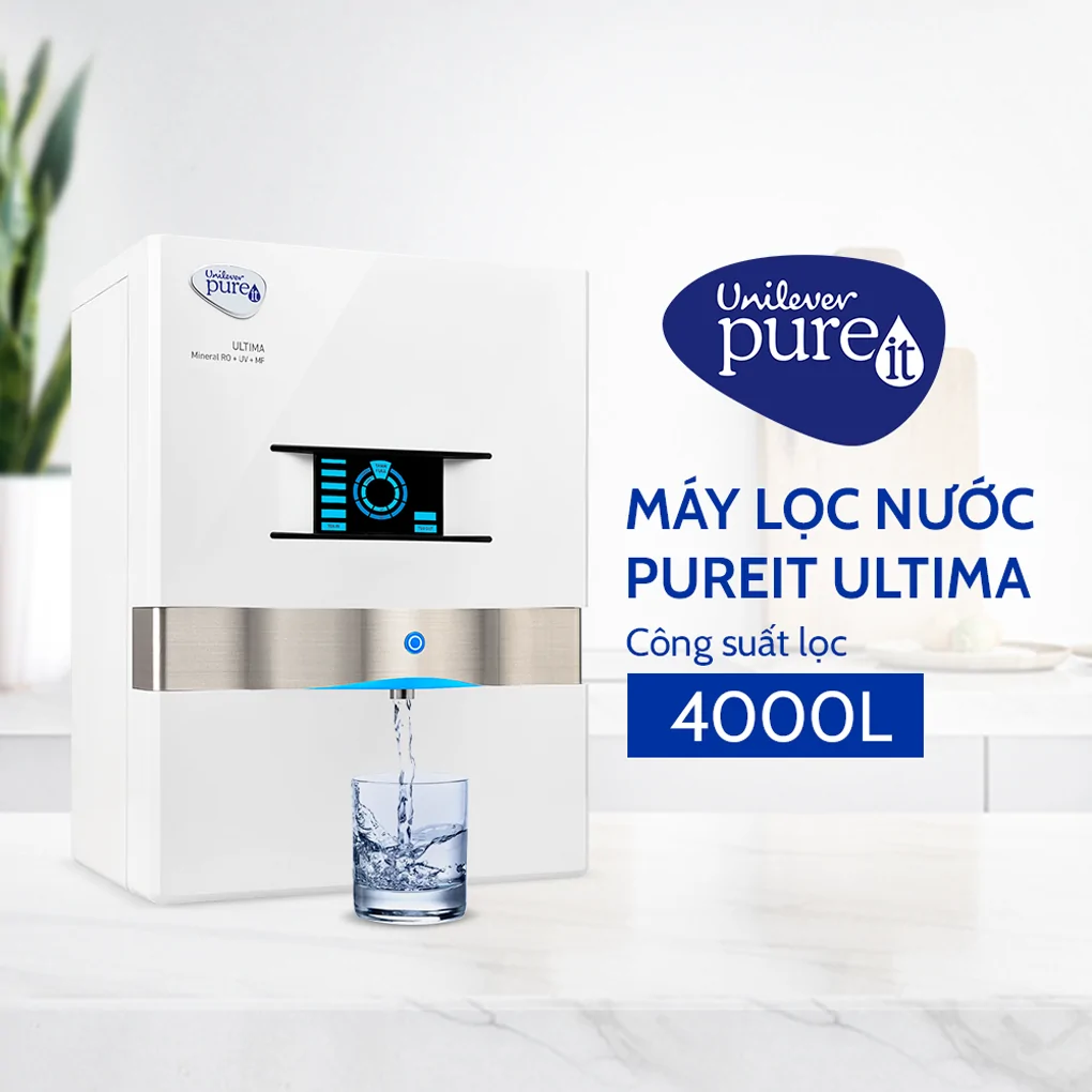 Máy Lọc Nước Unilever PUREIT MINERAL RO+UV+MF WHT