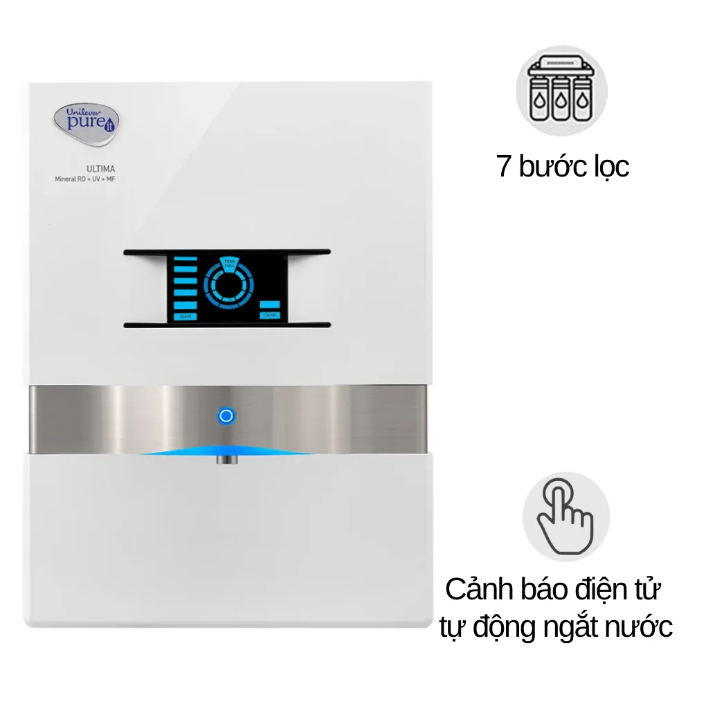 Máy Lọc Nước Unilever PUREIT MINERAL RO+UV+MF WHT