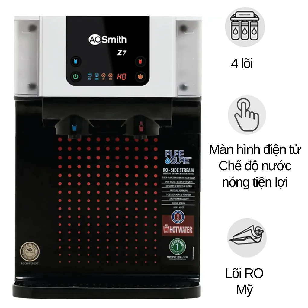 Máy lọc nước A. O. Smith Z7 	4 lõi