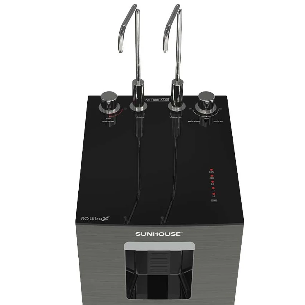 Máy Lọc Nước RO Nóng Nguội Lạnh Hydrogen Sunhouse UltraX SHA76668SH 11 Lõi