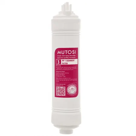 Lõi Lọc Mutosi Số 3 PP1 Micron 10" Nối Nhanh
