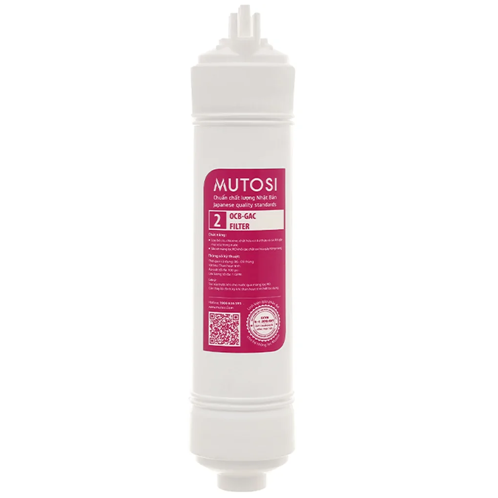 Lõi Lọc Mutosi Số 2 OCB - GAC 10" Nối Nhanh