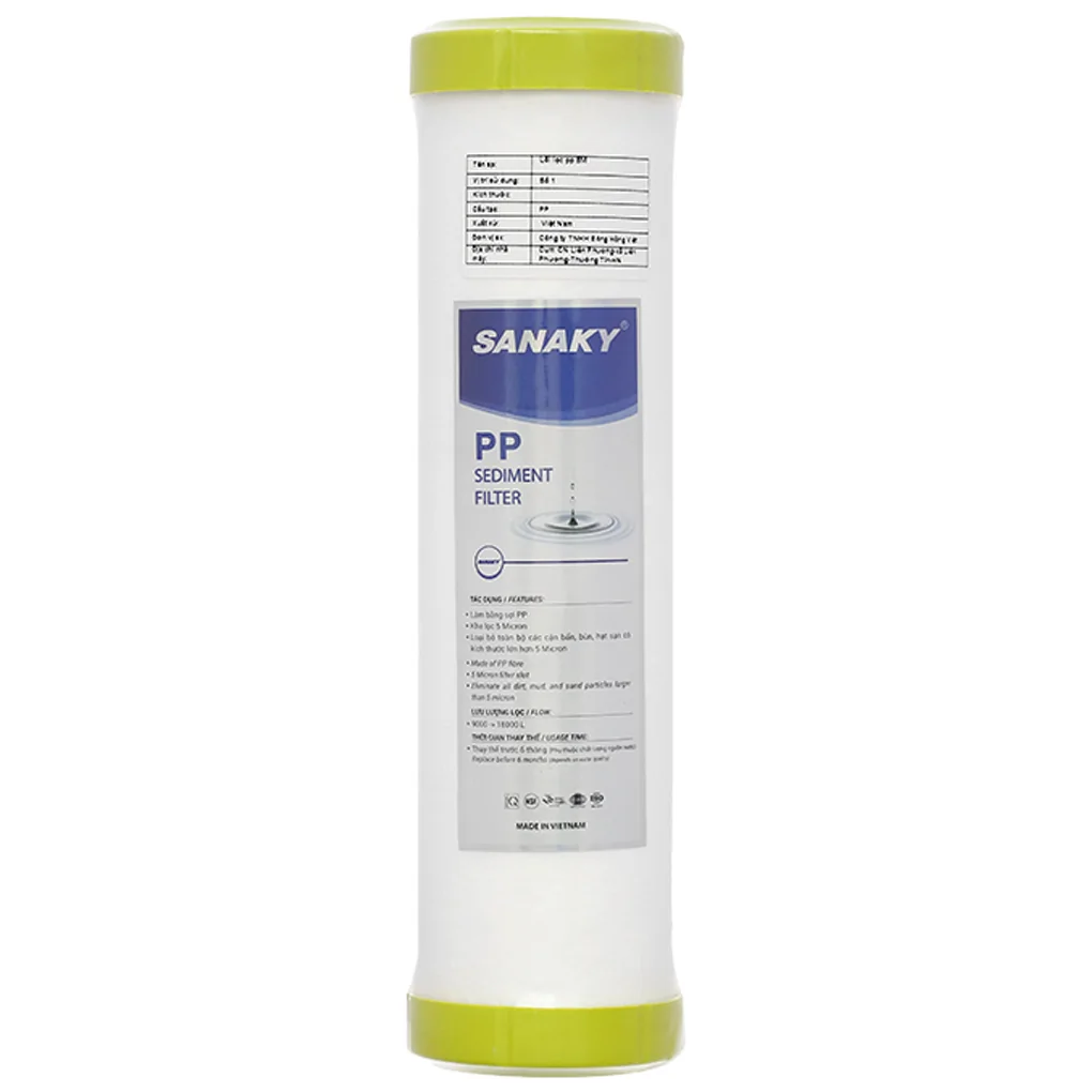 Lõi Lọc Nước RO Sanaky Số 1 PP 5 Micron
