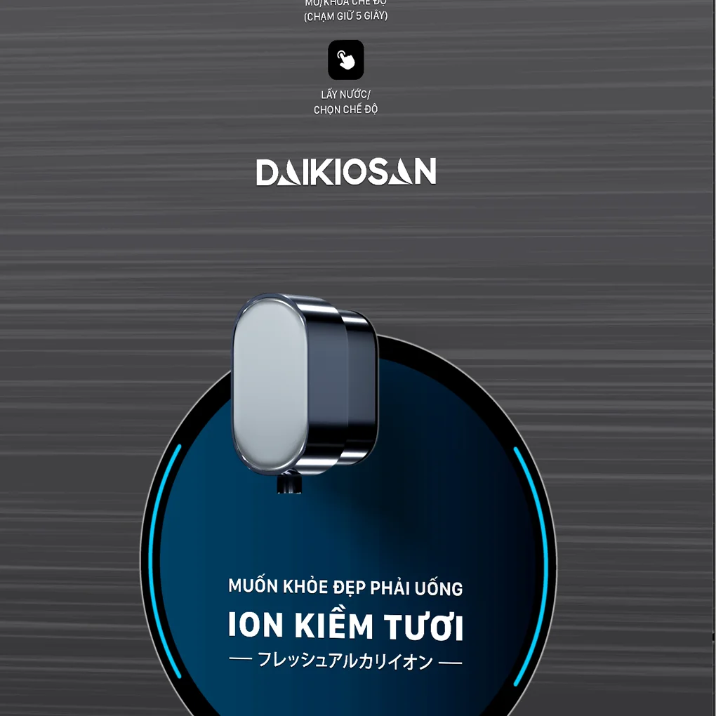 Máy Chuyển Đổi Nước Ion Kiềm Tươi Daikiosan DN068
