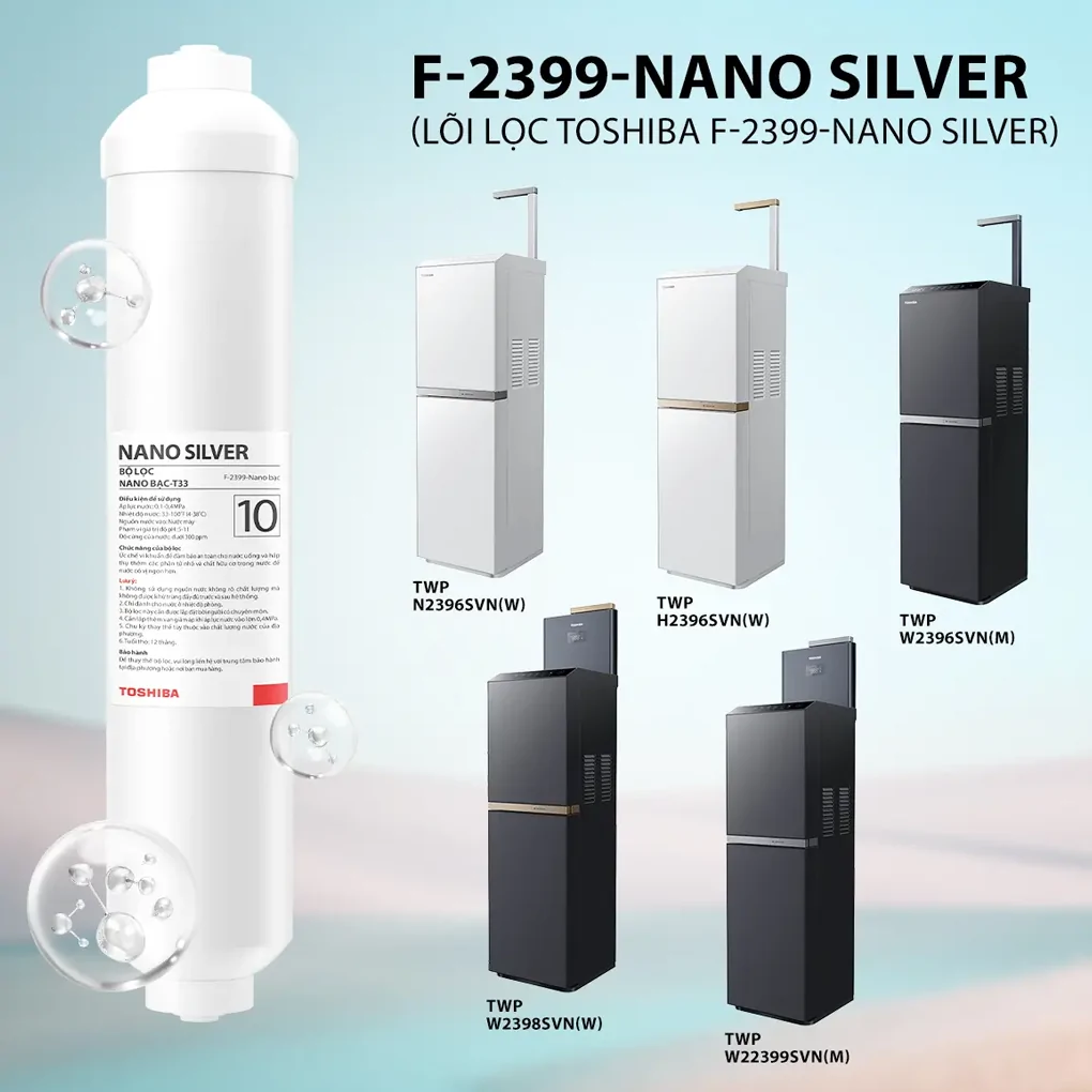 Lõi Lọc Chức Năng Toshiba Số 10 F-2399-Nano Silver